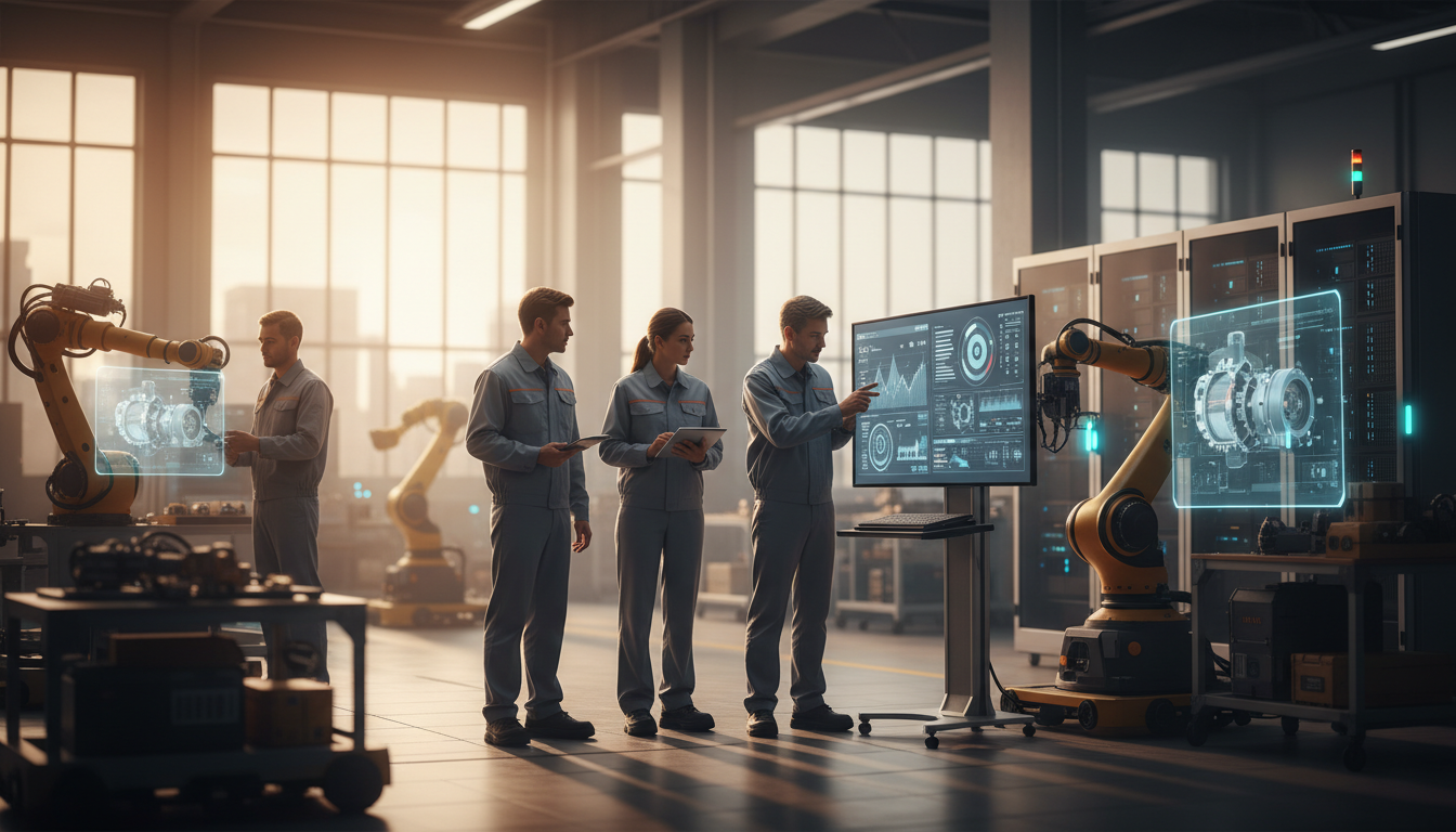 Benefícios da redução de downtime com IA na indústria